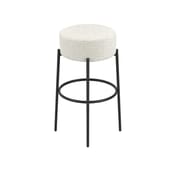 anais ivory boucle counter stool front