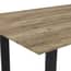 antibes russet black dining table close up