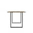 antibes russet black dining table side