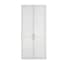 austen white 2 door wardrobe front