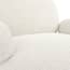 avery ivory boucle accent chair close up