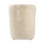 bear dawn faux fur armchair back