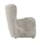 bear wolf faux fur armchair side