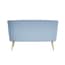 beau cornflower blue 2 seater sofa back