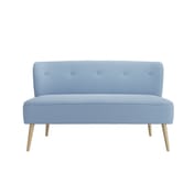 beau cornflower blue 2 seater sofa front