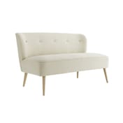 beau sand 2 seater sofa angle