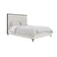 berkeley cream double bed dressed