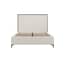 berkeley cream double bed front