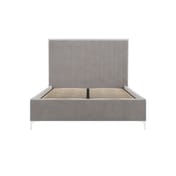 berkeley mink grey double bed front