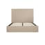 berlin beige ottoman bed tall headboard front