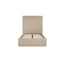 berlin beige ottoman single bed tall front