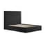 berlin black ottoman bed tall headboard angle