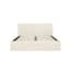berlin milk ottoman double bed standard headboard front