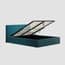 berlin teal bed storage open