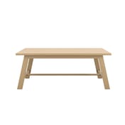 bourton latte oak dining table front studio