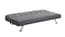 brighton grey sofa bed folded flat guest bed