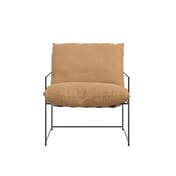 brook tobacco accent chair front