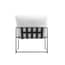 brook white house weave accent chair back