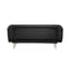 burlington black velvet sofa bed back