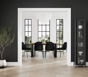 carlo black dining chairs room shot