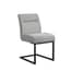 cleaver smoked pearl dining chair angle