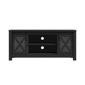 clover black glass media unit front