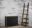 copenhagen black sideboard ladder bookcase styled