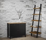 copenhagen charcoal sideboard ladder shelving room