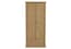 devon oak 2 door wardrobe front