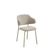 dorchester wheat gold dining chair angle