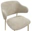 dorchester wheat gold dining chair close up