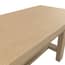 drift latte oak bench close up