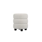 emi ivory boucle pouffe front