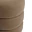 emi mole boucle pouffe close up