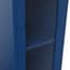frank classic blue display cabinet close up
