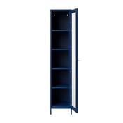 frank classic blue display cabinet front open