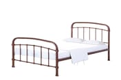 halston copper metal bed frame angle