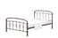 halston copper metal bed frame angle