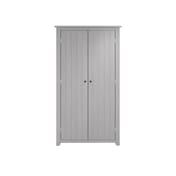 havana grey 2 door wardrobe front