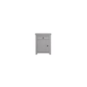 havana grey bedside table front