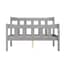 havana grey double bed front