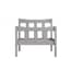 havana grey single bed front