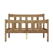 havana pine double bed front
