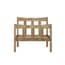 havana pine single bed front