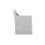 hettie grey cotton stripe dining chair side