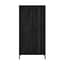 hoxton black wardrobe front
