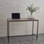 hoxton industrial desk laptop brick wall lifestyle