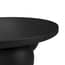 kenji matte black coffee table detail