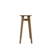 kitt smoked oak console table side