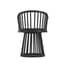 lina forest green dining chair back